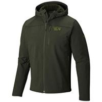 Mens Ruffner Hybrid Hooded Jacket - Greenscape