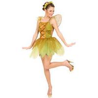 medium golden ladies forest pizxie costume