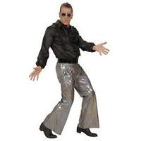 Medium Silver Men\'s Holographic Sequin Pants