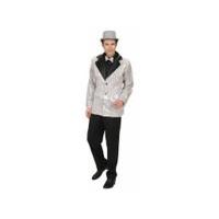 Medium Silver Men\'s Sequin Jacket