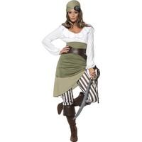 Medium Green Women\'s Shipmate Sweetie Fancy Dress Costume.