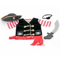 melissa doug pirate role play costume set