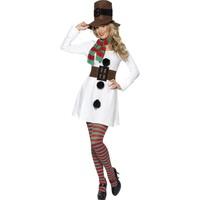 Medium Ladies Miss Snowman Costume