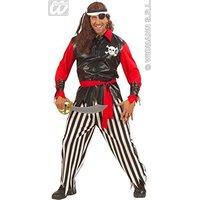 Mens Pirate Man F/optic L/look Costume Small Uk 38/40\