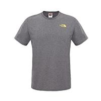 Mens Short Sleeve Simple Dome Tee - Grey Heather