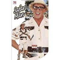 Mens XL Safari Man Costume