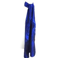 Metallic Blue and Black Scarf