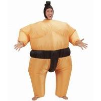 Mens Inflatable Sumo Costume For Chinese Oriental Fancy Dress