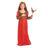 Medium Red Girl\'s Juliet Costume