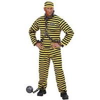mens xl striped convict costume