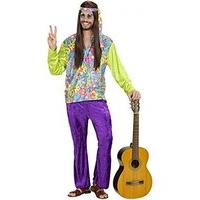 Mens Hippy Mens Velvet Costume Large Uk 42/44\