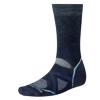 mens phd outdoor medium crew sock navy