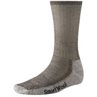 mens hiking medium crew sock dark brown