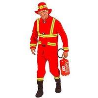 Mens Fireman F/optic Costume Extra Large Uk 46\