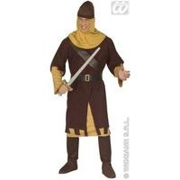Mens Medieval Soldier Costume Extra Large Uk 46\