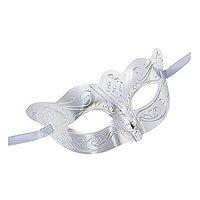 Metallic Eyemask - Silver Mardi Gras Masks Eyemasks & Disguises For Masquerade