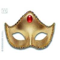 Metallic Fabric Eyemask Deluxe 4cols Mardi Gras Masks Eyemasks & Disguises For