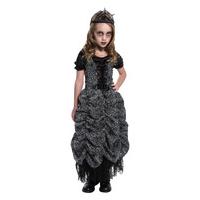 Medium Girl\'s Spider Coffin Princess Costume