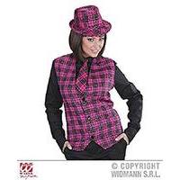 Medium Pink Tartan Vest