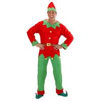 Mens Santas Little Helper Elf Man Costume Extra Large Uk 46\