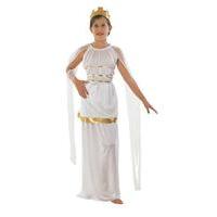 Medium White & Gold Girls Grecian Costume