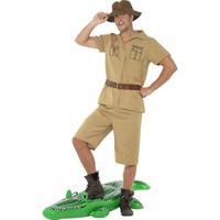Medium Brown Men\'s Safari Man Costume