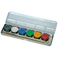 metal paint box 6 colours