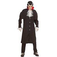 mens count dracula heavy costume extra large uk 46 for halloween vampi ...
