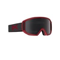 mens relapse goggle ruby red with dark smoke lens