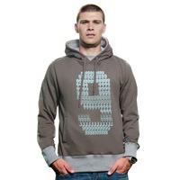 Mens Number 9 Hooded Sweater // Army Green 70% cotton/30% polyes