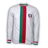 mexico away wc 1982 long sleeve retro shirt 100 cotton