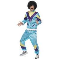 Mens 1980\'s Blue Shell Suit