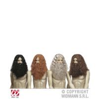 Mens Caveman /beard Boxed 4 Cols Wig For Hair Accessory Fancy Dress
