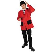 medium red mens teddy boy costume
