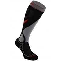 Mens Vertige Mid Sock - Black Silver