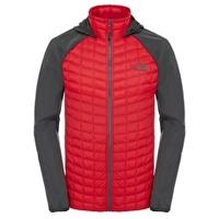 mens thermoball hybrid hoodie tnf red