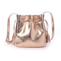 Metallic Bucket Bag