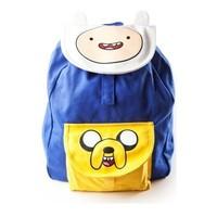Meroncourt Adventure Time Logo with Eyes Children\'s Backpack (Blue/Yellow)