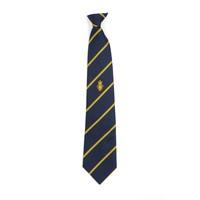 MEMBERS Navy Gold Stripe Single Motif Tie