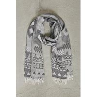 Men Geo Print Woven Scarf