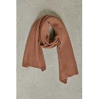 Men Ribbed Panel Scarf