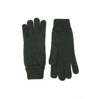 Men Marled Cable Knit Gloves