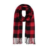 Men Flannel Check Scarf