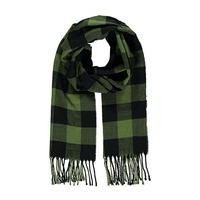 Men Flannel Check Scarf