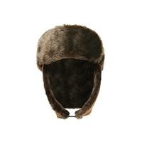 men faux suede trapper hat