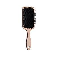 metallic hair brush