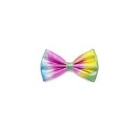 Metallic Rainbow Bow Hair Clip