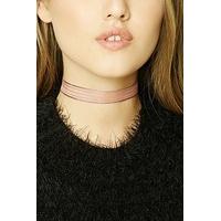 Metallic Shadow Stripe Choker