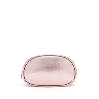 metallic makeup bag