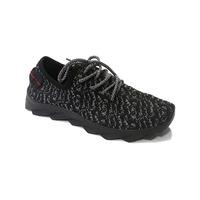 Mens Blaze Running Trainers with Curved Ridge Sole in Black